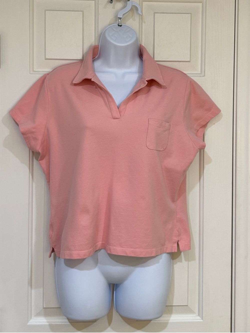 Ann Taylor Light Pink Polo Shirt